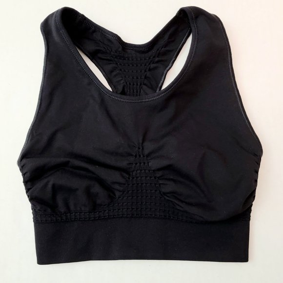 Sweaty Beatty Stamina Size Small Workout Sports Bra Top Black - Picture 2 of 9